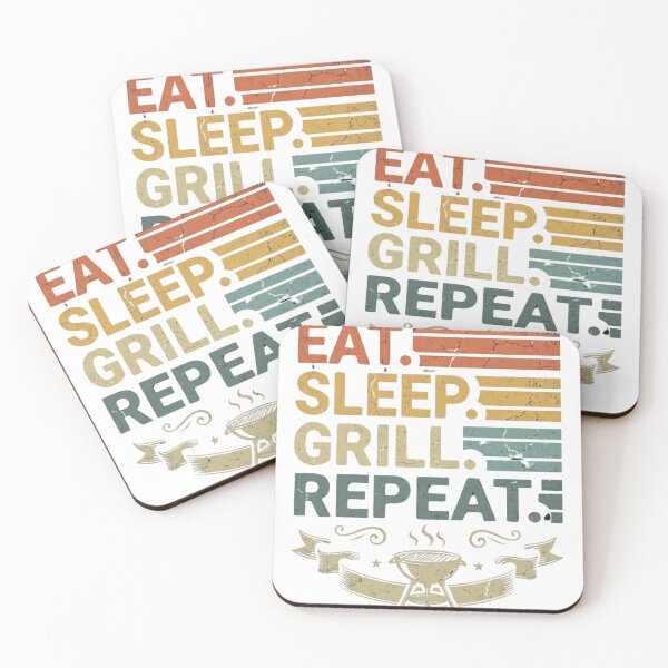 Item preview, Eat. Sleep. Grill. Repeat. designed and sold by Soren Graft.