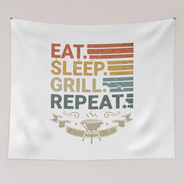Item preview, Eat. Sleep. Grill. Repeat. designed and sold by Soren Graft.