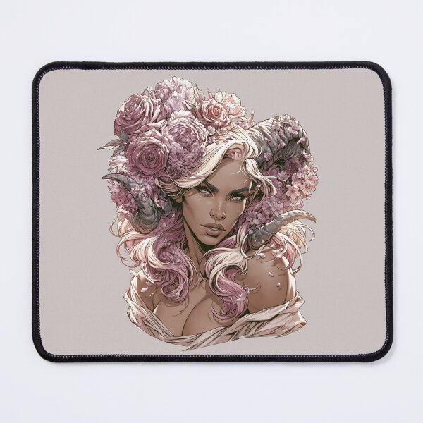 Item preview, Blush Blossom Queen | Floral Fantasy Portrait designed and sold by MythicMood.