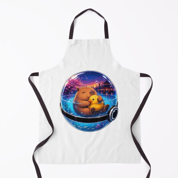 Item preview, capybara with duck designed and sold by ArtyStocks.