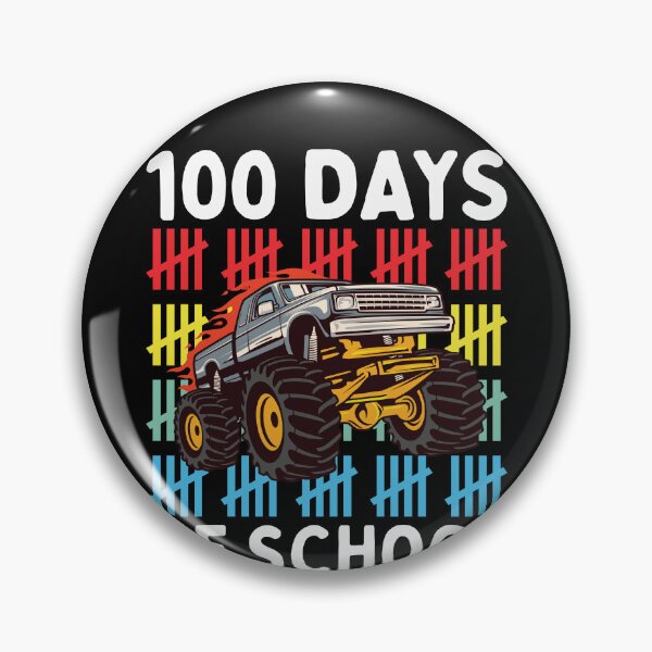 Item preview, 100 Days Of School Monster Truck Student Kids Elementary Celebration designed and sold by PopStars1993.