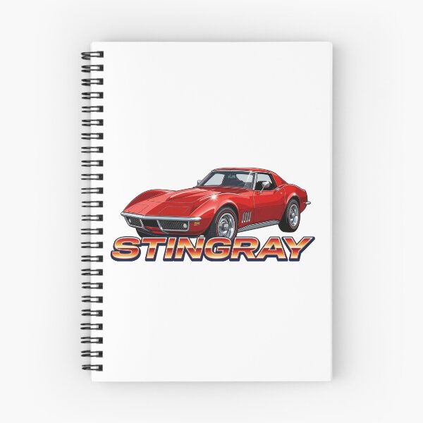 Item preview, C3 Stingray Classic Red Muscle Car Retro Text designed and sold by Off-Road-Zone.