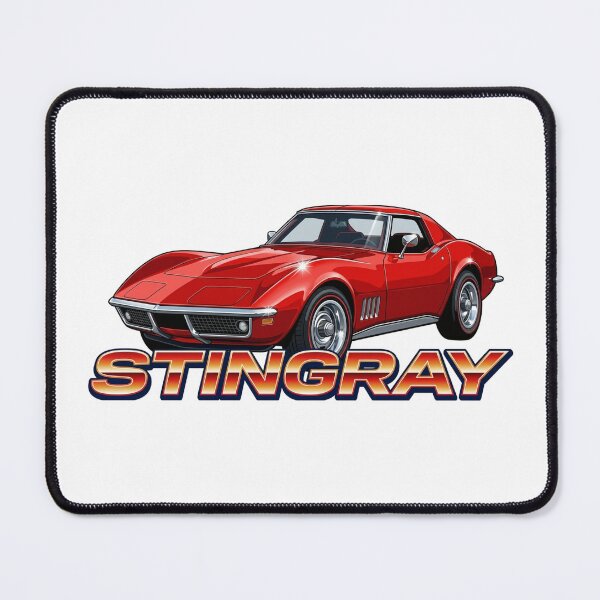 Item preview, C3 Stingray Classic Red Muscle Car Retro Text designed and sold by Off-Road-Zone.