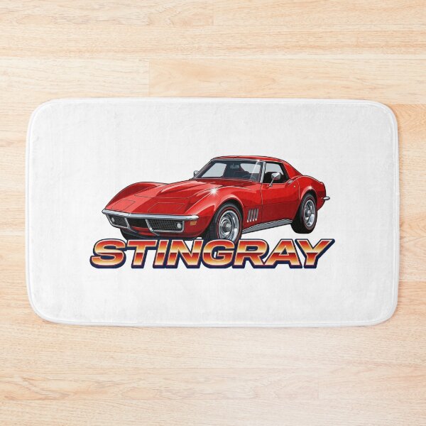 Item preview, C3 Stingray Classic Red Muscle Car Retro Text designed and sold by Off-Road-Zone.
