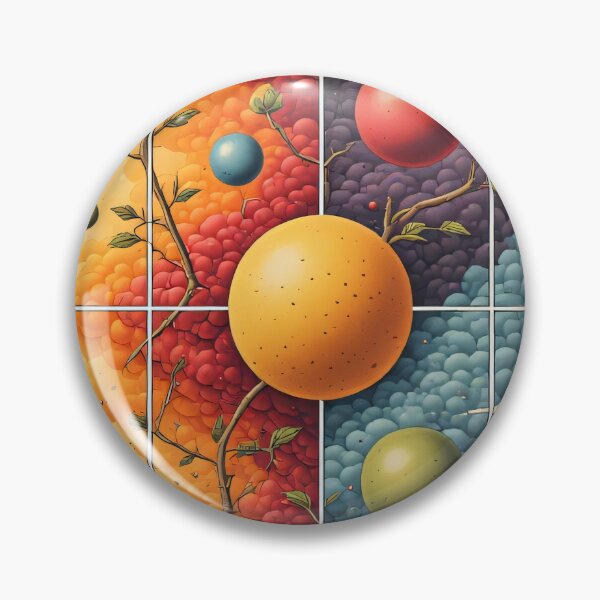 Item preview, A surreal garden full of colorful, mushroom-like worlds. designed and sold by Mianku | Für das Leben.