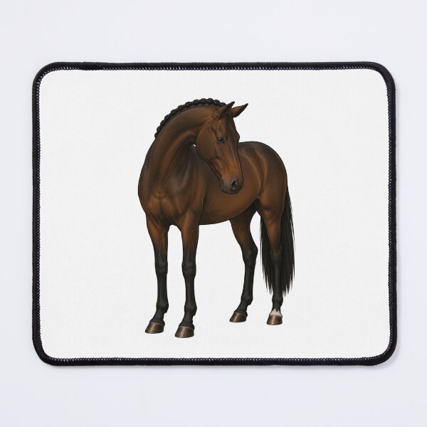Item preview, Braided Bay Horse Sticker designed and sold by RealEqEdit.