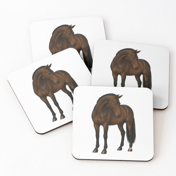 Item preview, Braided Bay Horse Sticker designed and sold by RealEqEdit.