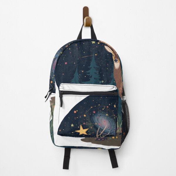 Item preview, The Deer with Galaxies in Its Antlers designed and sold by catcurio.