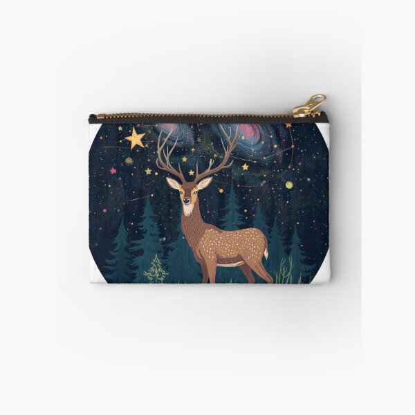 Item preview, The Deer with Galaxies in Its Antlers designed and sold by catcurio.