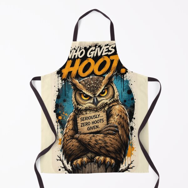 Item preview, Who Gives a Hoot Funny Owl designed and sold by BagFactoryUK.