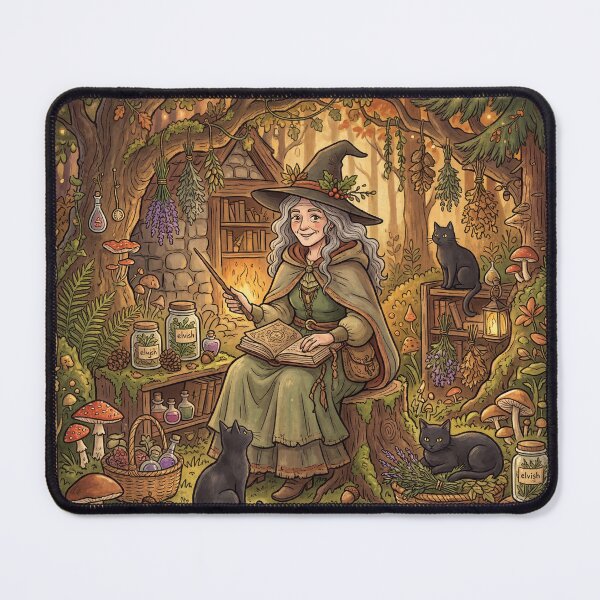 Item preview,  Woodland Witch's Forest Gathering designed and sold by ASTRAL ART LAB.