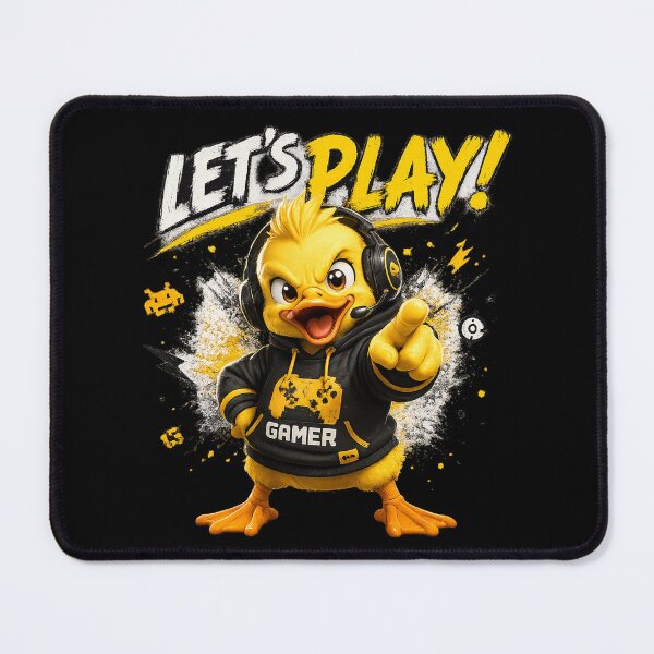 Item preview, Let's Play Gamer Duck designed and sold by DuckyDuck26.