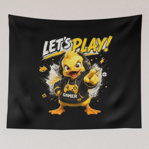 Item preview, Let's Play Gamer Duck designed and sold by DuckyDuck26.