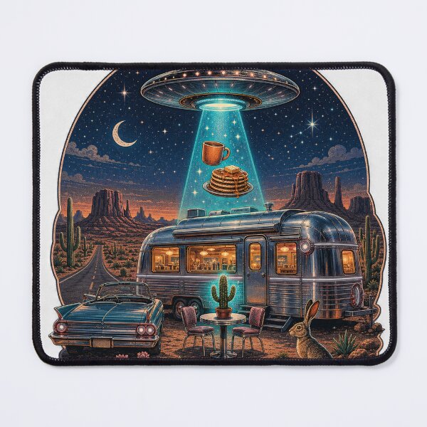 Item preview, Midnight UFO Diner designed and sold by RaFaMidnight.