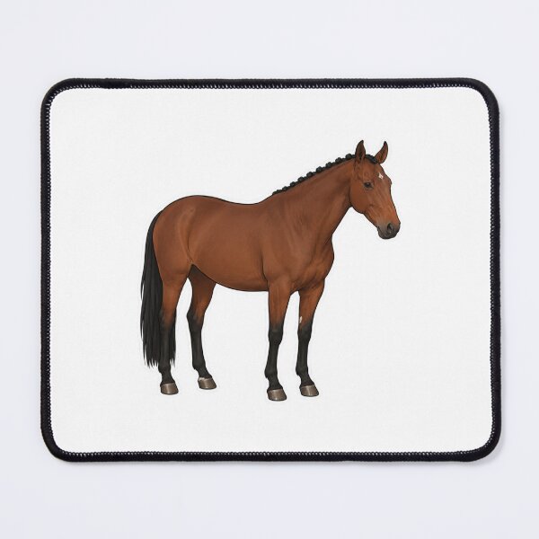 Item preview, Classic Equestrian Bay Horse Sticker designed and sold by RealEqEdit.