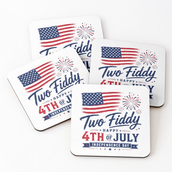Item preview, Two Fiddy Happy 4th Of July Independence Day USA Semiquincentennial Patriot designed and sold by HumansStuck12.