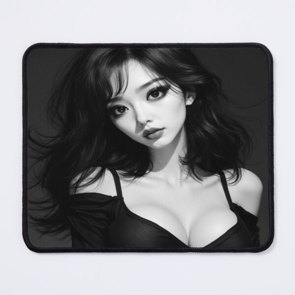 Item preview, Yukio Noir | Black & White Beautiful Girl Portrait designed and sold by KasaHunterHarem.