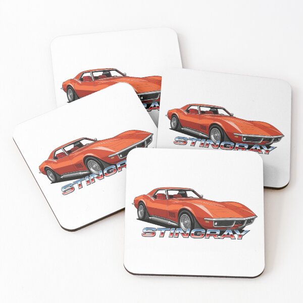 Item preview, C3 Stingray Classic Orange Coupe Chrome Wire Wheels designed and sold by Off-Road-Zone.