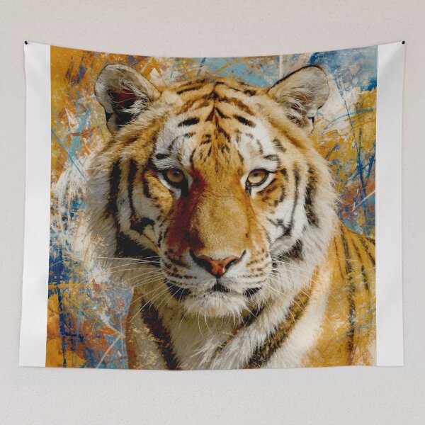 Item preview, Golden Tabby Tiger Front Shot #11 designed and sold by Helios Be. Lavsh.
