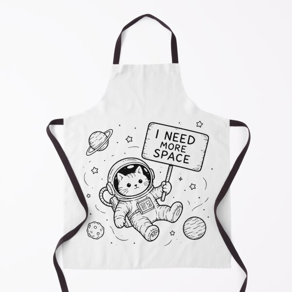Item preview, I Need More Space Funny Cat Astronaut designed and sold by HandicraftArt.
