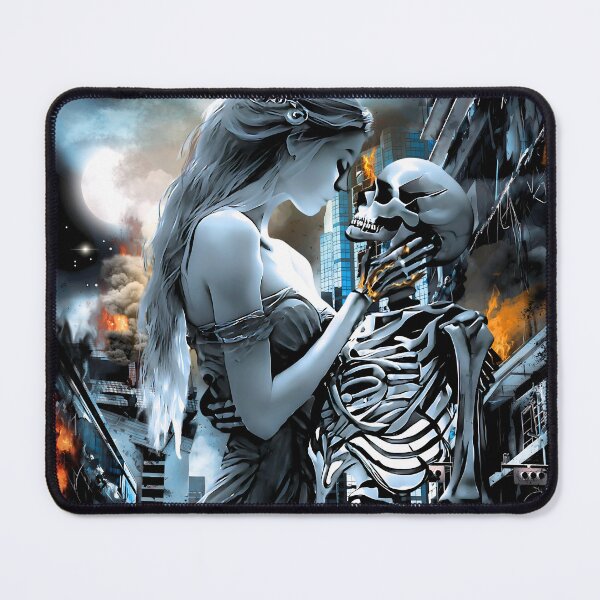 Item preview, Eternal Ashes Gothic Skeleton Romance Poster designed and sold by AXENT Designs.