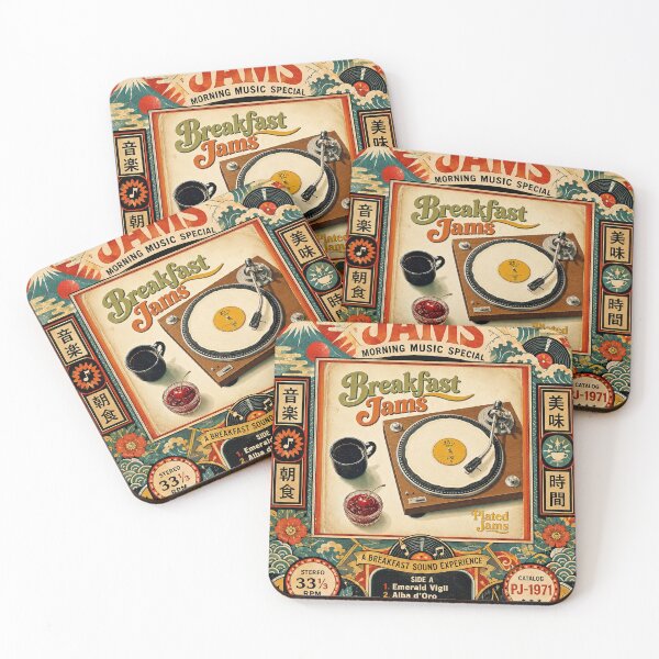 Item preview, Breakfast Jams Poster 1 designed and sold by Robert Meyers-Lussier.