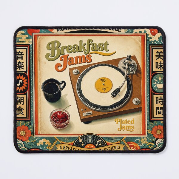 Item preview, Breakfast Jams Poster 1 designed and sold by Robert Meyers-Lussier.