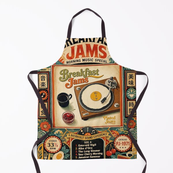 Item preview, Breakfast Jams Poster 1 designed and sold by Robert Meyers-Lussier.