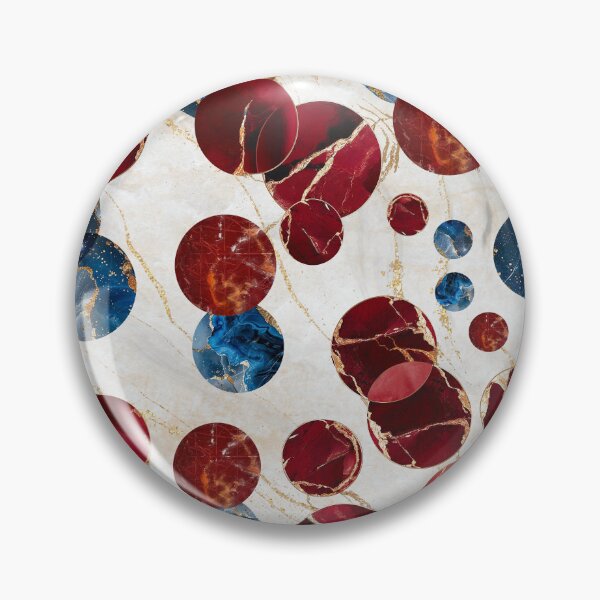 Item preview, Burgundy & Navy Marble Dot Pattern designed and sold by imaniko.