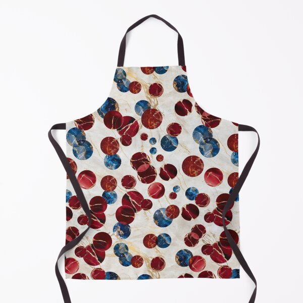 Item preview, Burgundy & Navy Marble Dot Pattern designed and sold by imaniko.