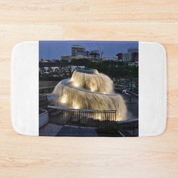 Item preview, Finlay Park Fountain All Lit Up Vertical designed and sold by LisaWootenPhoto.