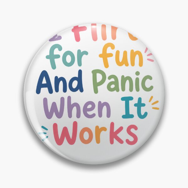Item preview, I Flirt For Fun And Panic When It Works Funny Flirting Humor Relatable Awkward Quote designed and sold by HumansStuck12.