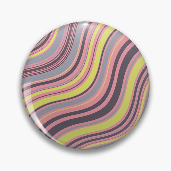 Item preview, Groovy Wavy Stripe Pattern | Retro Y2K Pink Chartreuse Abstract Seamless designed and sold by Dino-Lune.