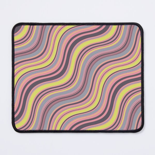 Item preview, Groovy Wavy Stripe Pattern | Retro Y2K Pink Chartreuse Abstract Seamless designed and sold by Dino-Lune.