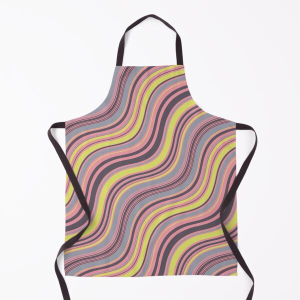 Item preview, Groovy Wavy Stripe Pattern | Retro Y2K Pink Chartreuse Abstract Seamless designed and sold by Dino-Lune.
