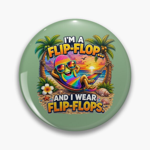 Item preview, I'm A Flip-Flop... And I Wear Flip-Flops – Funny Beach Vacation T-Shirt designed and sold by Aimetoi.