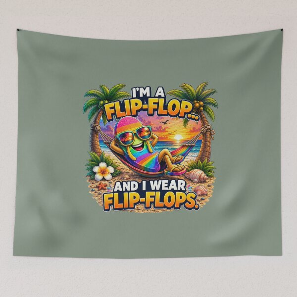 Item preview, I'm A Flip-Flop... And I Wear Flip-Flops – Funny Beach Vacation T-Shirt designed and sold by Aimetoi.