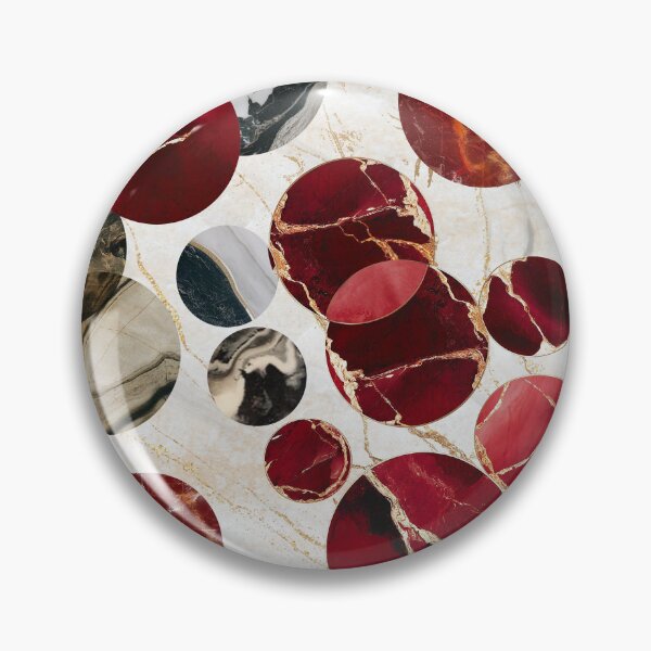 Item preview, Burgundy Marble Polka Dot Pattern designed and sold by imaniko.