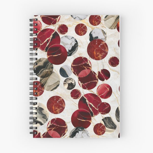 Item preview, Burgundy Marble Polka Dot Pattern designed and sold by imaniko.