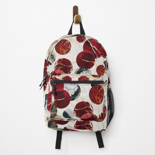 Item preview, Burgundy Marble Polka Dot Pattern designed and sold by imaniko.
