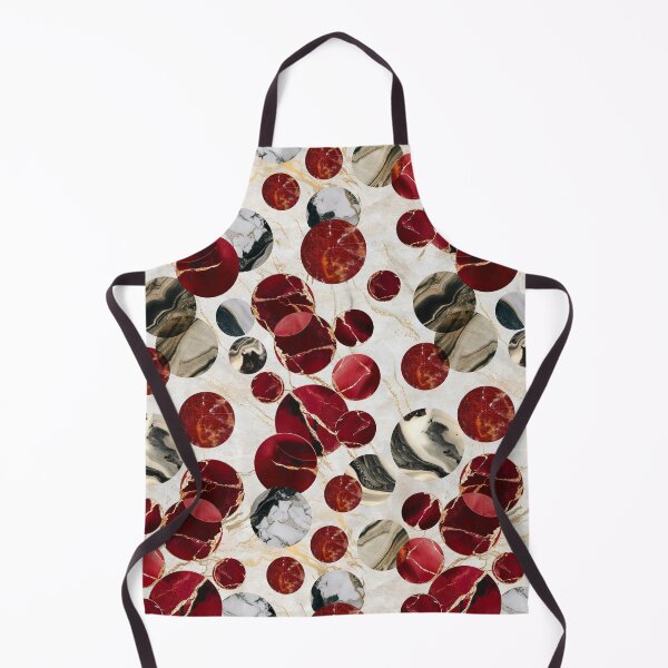 Item preview, Burgundy Marble Polka Dot Pattern designed and sold by imaniko.
