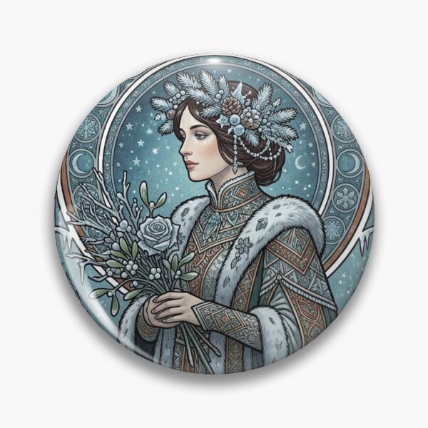 Item preview, Alfred Mucha lhiver designed and sold by Plumcharmeurs.