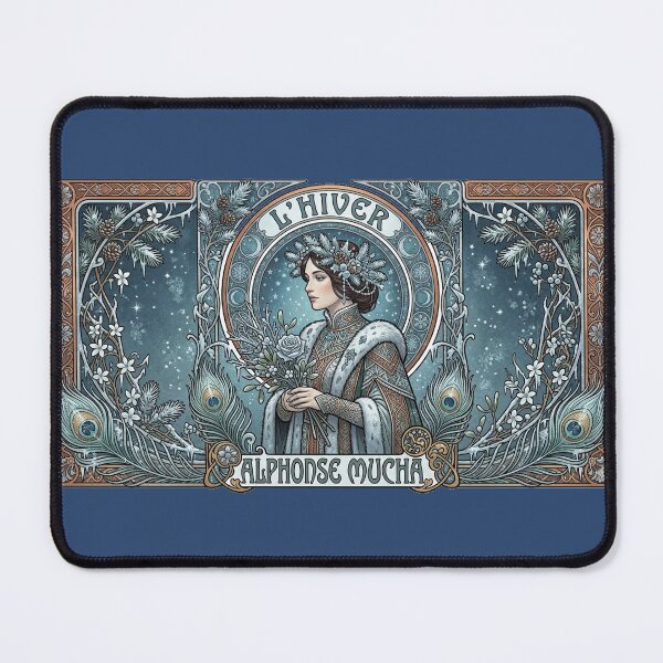 Item preview, Alfred Mucha lhiver designed and sold by Plumcharmeurs.