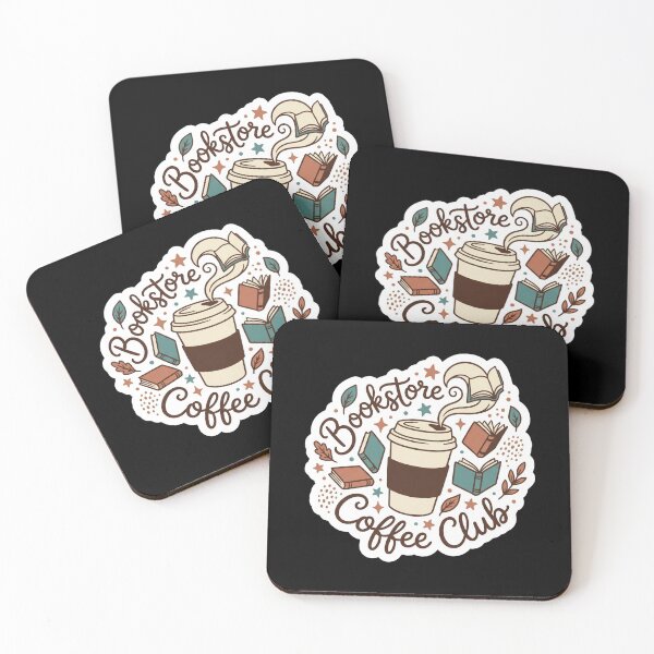 Item preview, Bookstore Coffee Club Book Lover Sticker designed and sold by Sketchlegacy.