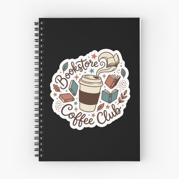 Item preview, Bookstore Coffee Club Book Lover Sticker  designed and sold by Sketchlegacy.