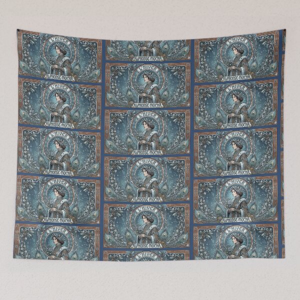 Item preview, Alfred Mucha lhiver designed and sold by Plumcharmeurs.