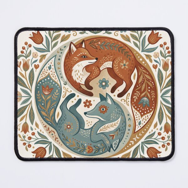 Item preview, Fox Yin Yang Harmony designed and sold by ASTRAL ART LAB.