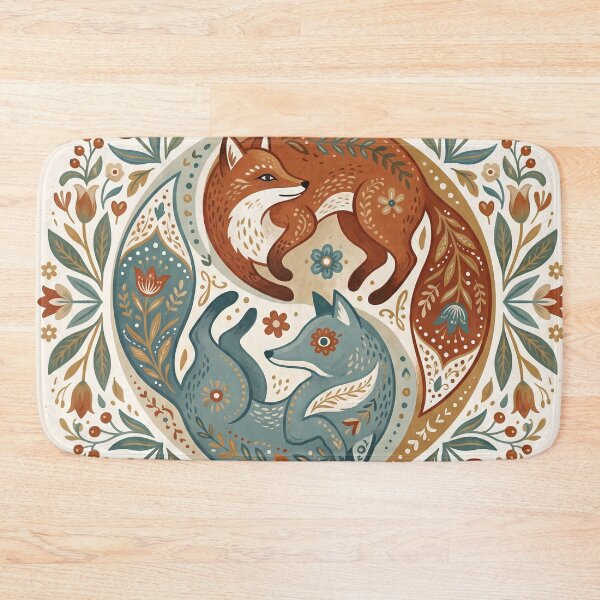 Item preview,  Fox Yin Yang Harmony designed and sold by ASTRAL ART LAB.