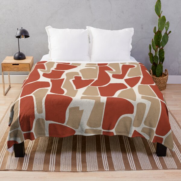 Item preview, Terracotta Beige Abstract Pattern designed and sold by imaniko.