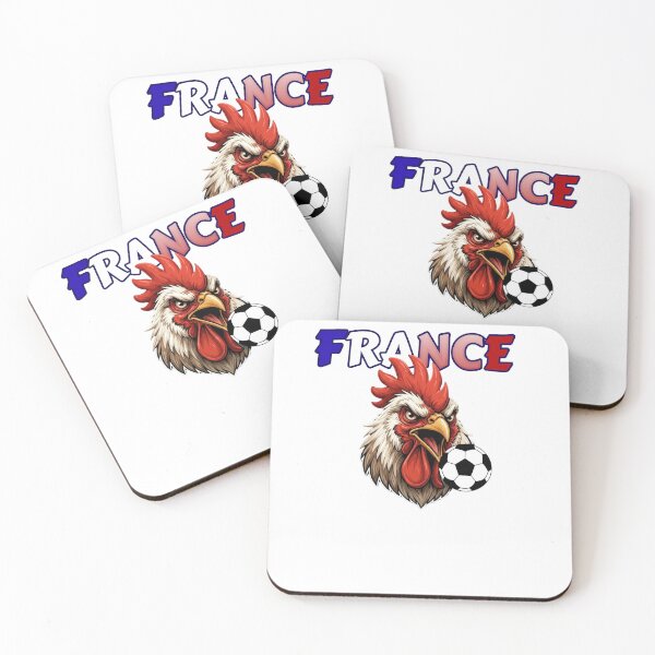 Item preview, France Rooster Football Mascot Sport Logo designed and sold by Sarah'sCreativeLab.